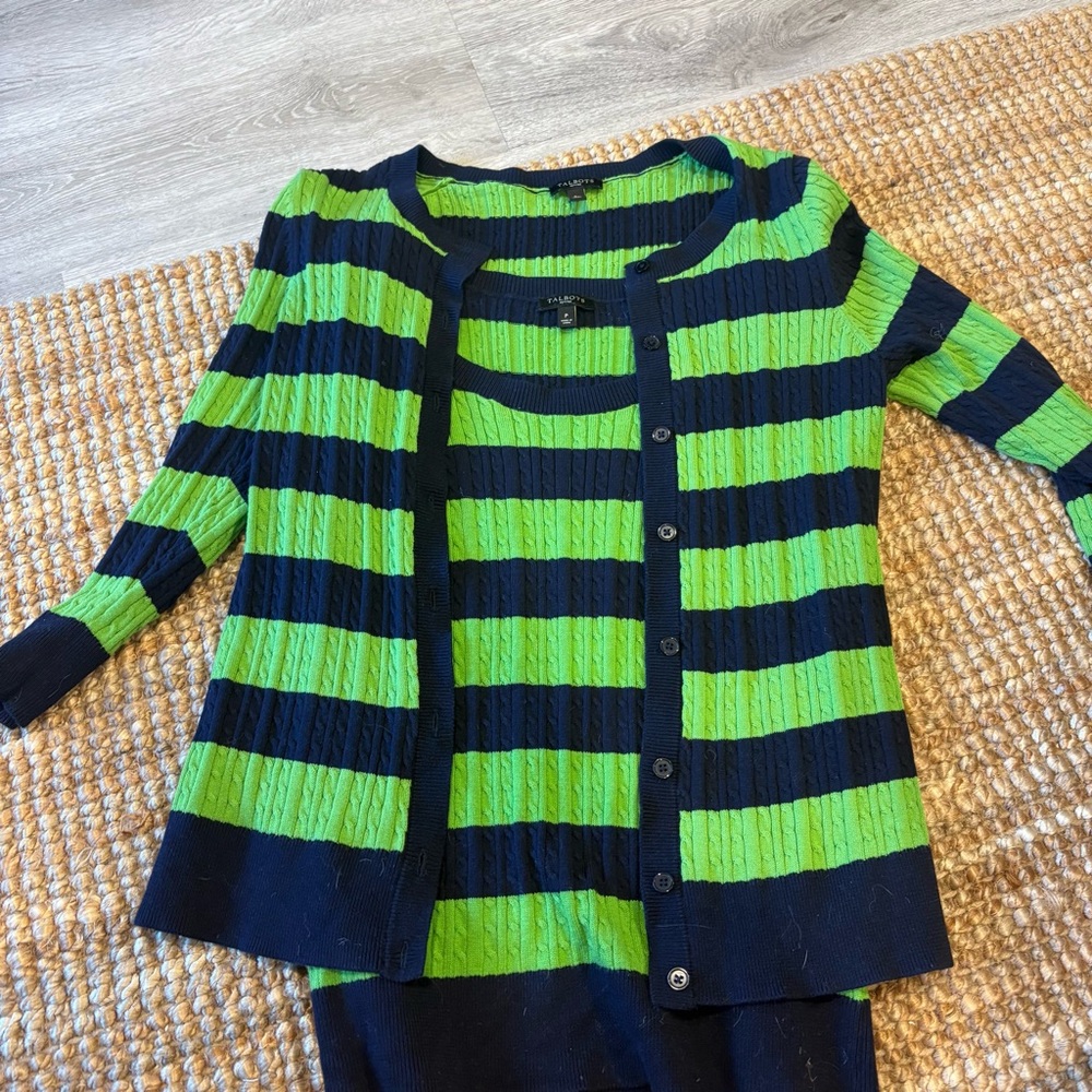 talbots sweater set